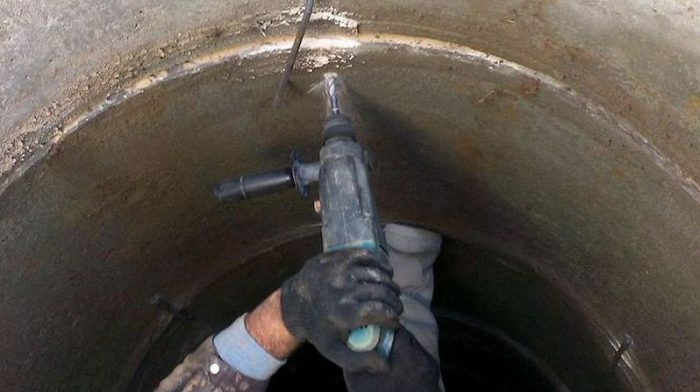 армирование колец колодца армирование колец колодца
